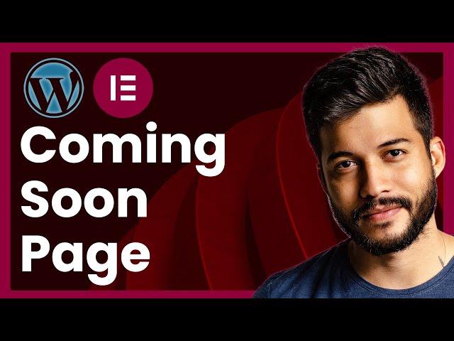 How To Create A Coming Soon Page In Elementor (easy tutorial)