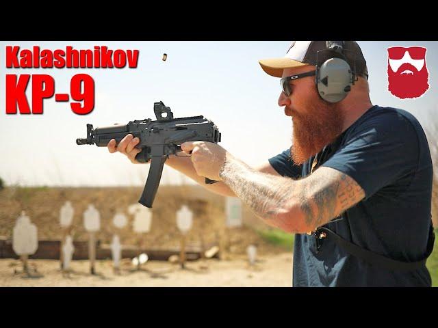 Kalashnikov 9mm AK KP-9 First Shots