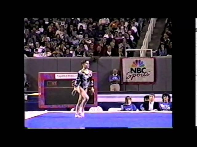 Elena Piskun - Floor Exercise - 1995 Atlanta Test Event