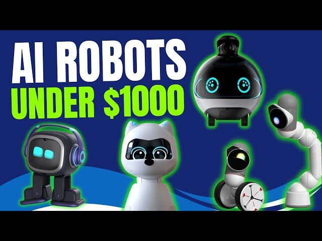 10 AI Home Robots For Adults UNDER $1000!