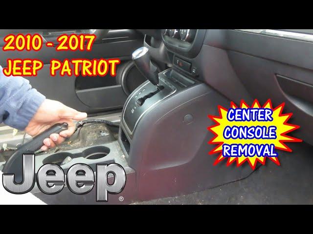 2010-2017 Jeep Patriot How To Remove The Center Console