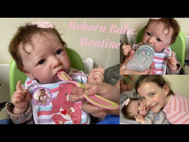 REBORN SASKIA'S BREAKFAST ROUTINE (Giveaway Baby) Plus Happy Mail