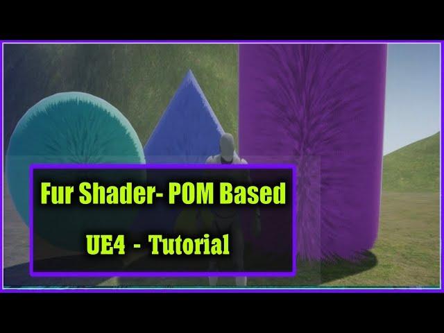 [Unreal Engine 4] - Fur Material-Tutorial