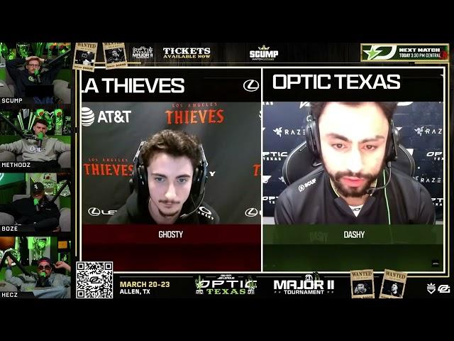 Scump & Methodz Call OpTic TERRIBLE After Making FADED Plays in S&D! (opTic vs Thieves)