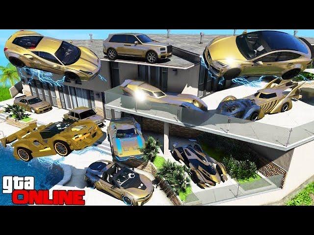 НАШЕЛ КУЧУ ЗОЛОТЫЕ ЧИТ ТАЧКИ В ГТА 5! ЗАТРОЛЛИЛ YURACH! БИТВА АВТОУГОНЩИКОВ В GTA 5 ONLINE!