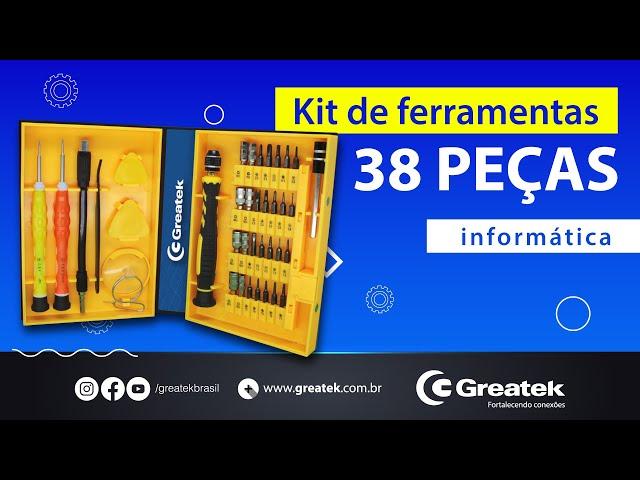 Kit de Ferramentas Greatek [38 peças]