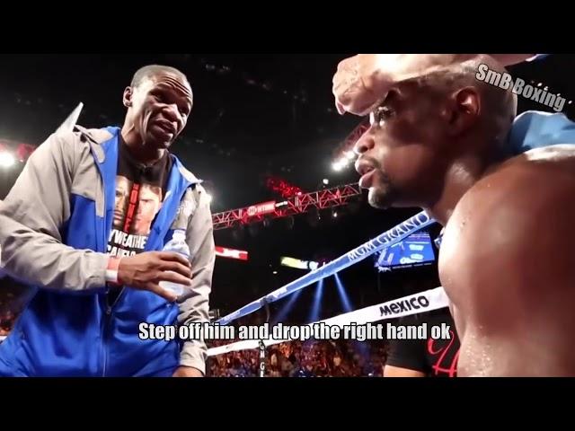 Floyd Mayweather funny corner moment BOP!