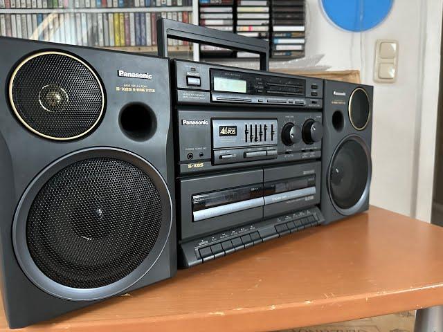 Panasonic RX-CT 980. How to detach and attach the speakers. Silver 90s.