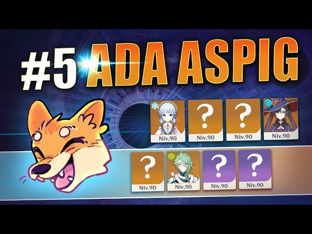 MA PARTICIPATION À ADA DE ASPIG #5 - Genshin Impact FR