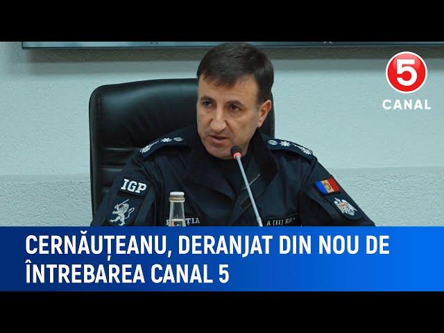 Cernăuțeanu, deranjat din nou de întrebarea Canal 5