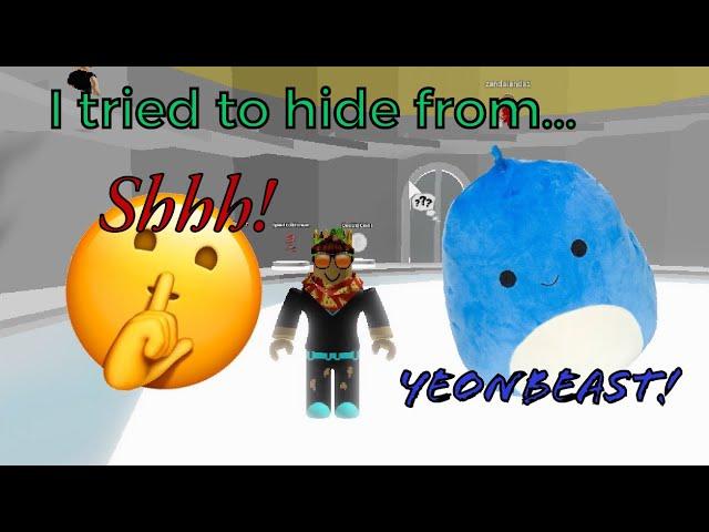 I Tried Not to Get Caught by YeonBeast! Roblox Treacherous Tower