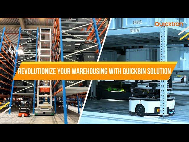 QuickBin- Dual Robot Fulfillment Solution- Goods to Person