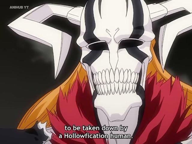 BLEACH Ichigo full Hollowfication 千年血戦篇#anime #bleach #ichigobankai #bankai #animefight #anime