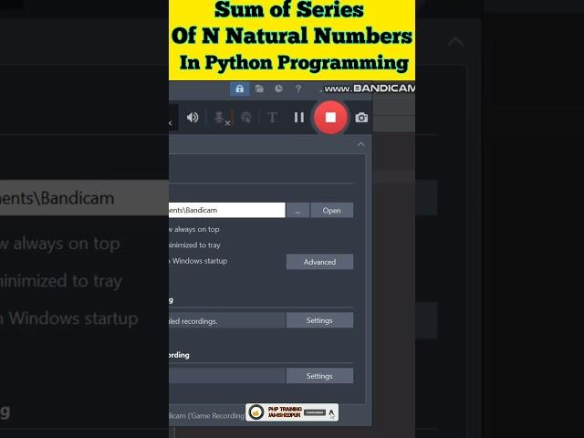 Sum of N Natural Numbers in Python Programming ll #shorts ll #python ll #shortsfeed ll #shortvideo