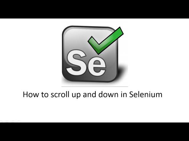 How to Scroll In Selenium Webdriver using Java Script