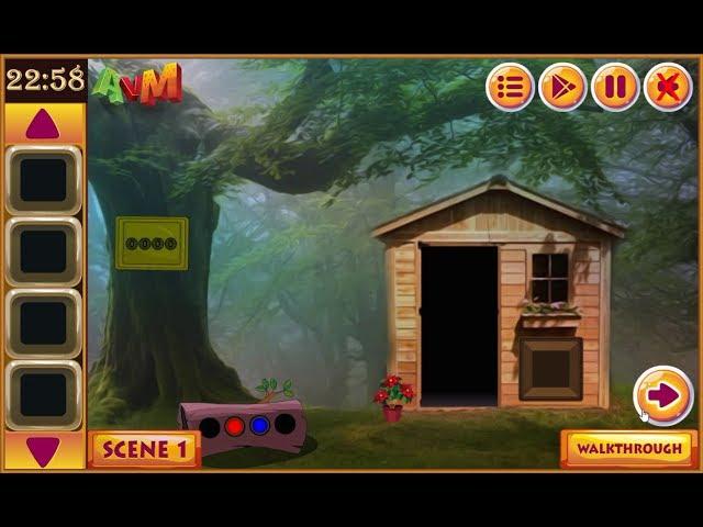 AVM Forest Wooden House Escape walkthrough AVMGames.