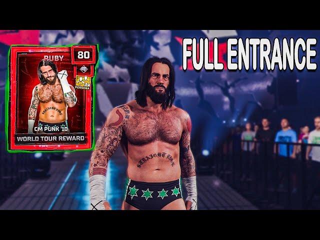 WWE2K25 PERSONA CM Punk 10 Full Entrance