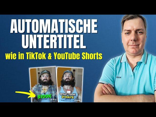 Automatische Untertitel erstellen wie in YouTube Shorts & TikToks - kostenlos mit CapCut