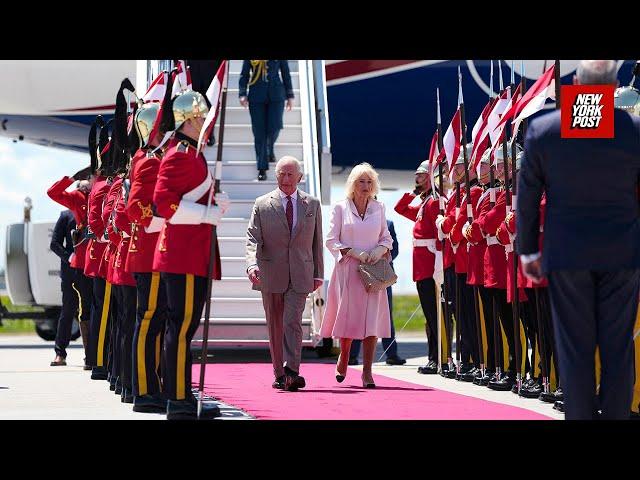 King Charles arrives in Canada
