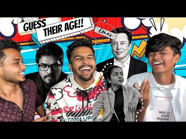 Guess Their Age Challenge  | feat @SimplyWasteYT and @BeingNizar