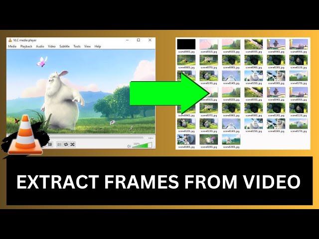 How to extract frames from video to high quality images || how to convert video to images with VLC