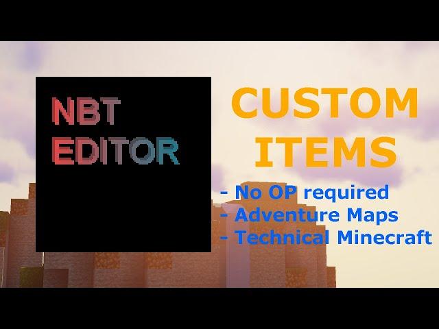 Easily Create Cool Items | NBT Editor Showcase