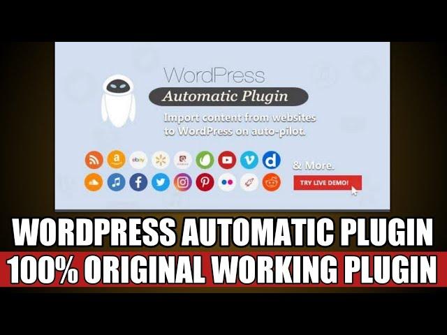 WordPress Automatic Plugin Free Download || Automatic Plugin by ValvePress - CodeCanyon