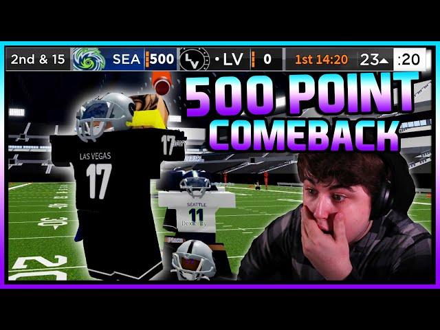 THE 500 POINT COMEBACK! (Football Fusion 2 Funny Moments)