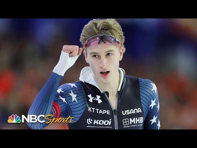 Jordan Stolz: from his backyard pond to superstardom | NBC Sports