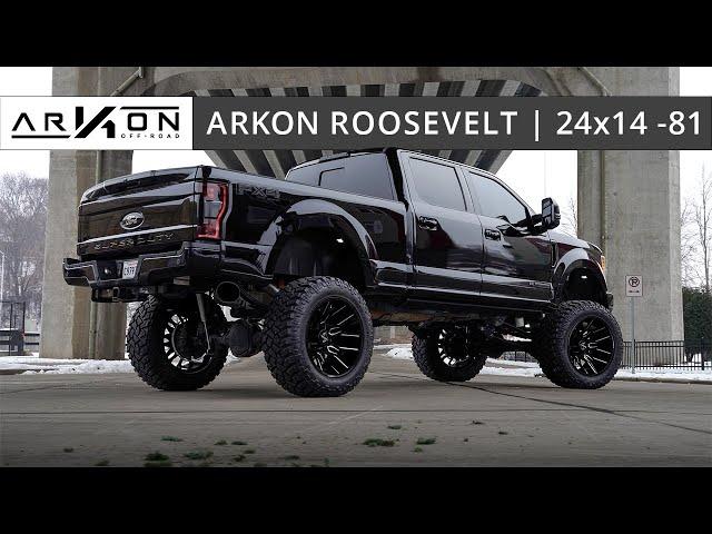 ARKON Roosevelt 24x14-81 | 2018 Ford F-250 Super-Duty