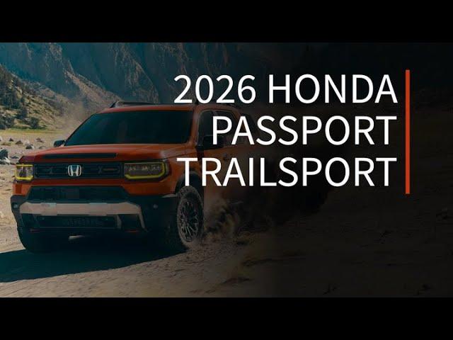 Honda says its new 2026 Passport TrailSport is “Born Wild” | First Look | Driving