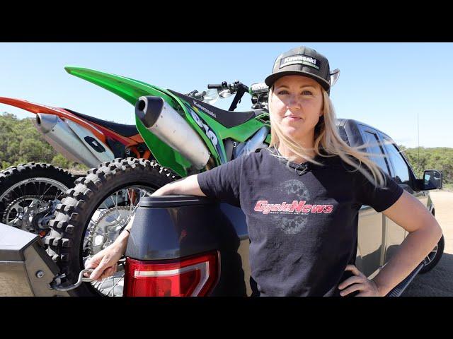 Tailgate Tutorial | How to Secure the Tailgate of Your Pickup Truck When Hauling Two Dirt Bikes