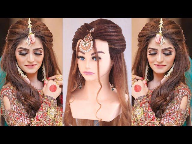 Bridal Hairstyles Kashees l Curly hairstyles l wedding hairstyles kashees l Indian Bridal Hairstyles