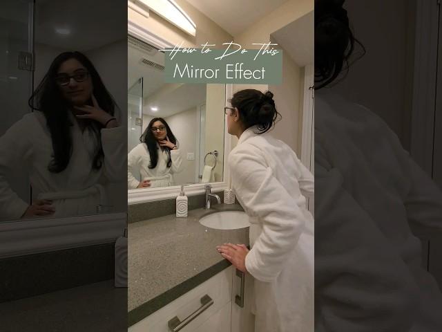 How to Do This Trending Mirror Reflection Effect Using Your Phone & Capcut | Video Editing Tutorial