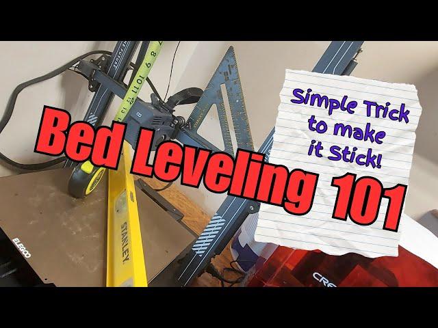 3D Printer Bed Leveling The Easy Way | Nozzle Z Offset Elegoo Neptune