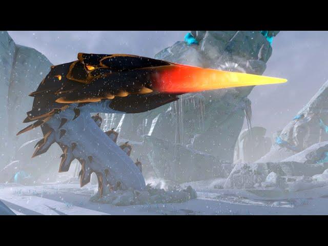 Official final version of ice worm eating snow stalker animation (Subnautica Below Zero)