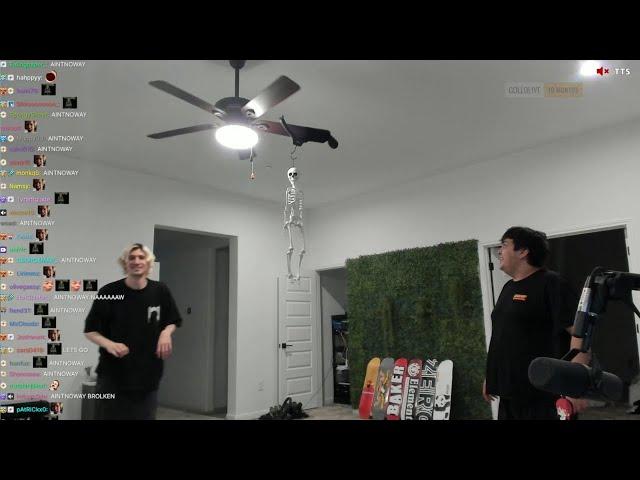 xQc recreates the meme