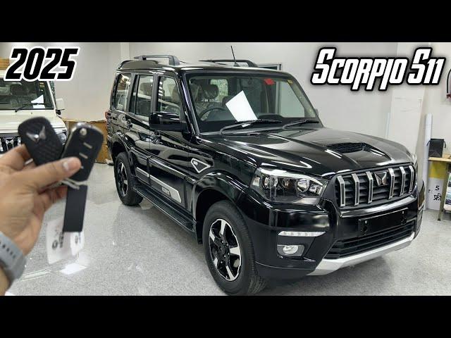 New 2025 Mahindra Scorpio Classic S11 Black   || 2025 Scorpio Classic S11 New Model ️