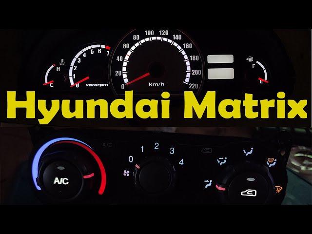 Hyundai Matrix . Инструкция по установке LED платы панели приборов и блока климата