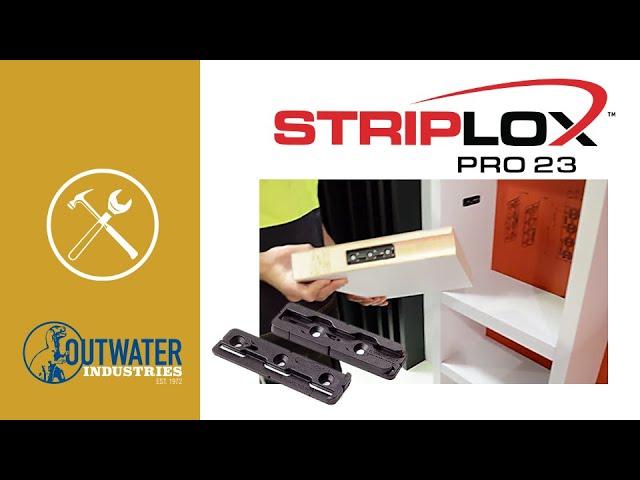 Striplox™ Pro23 Book Shelf Installation