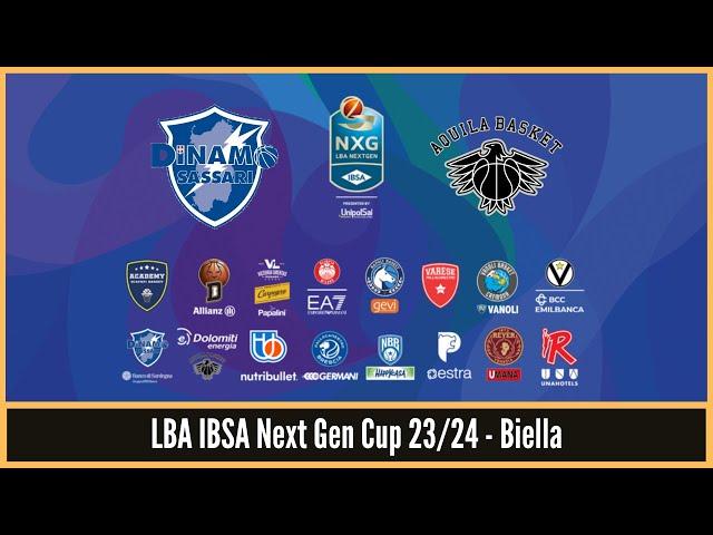 LBA IBSA Next Gen Cup 23/24 - Biella - BANCO DI SARDEGNA SASSARI vs DOLOMITI ENERGIA TRENTINO