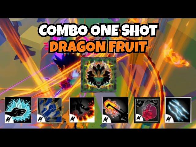 Combo One Shot With Dragon Reworked And All Melee (UPDATE 24) | Blox Fruit