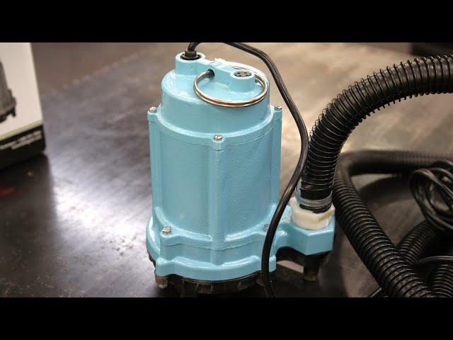 Little Giant Sump Pump 6EC-CIM 1/3 HP, 53 GPM - Manual Submersible