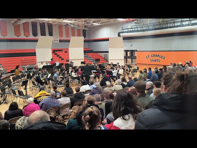 Helen, Myla, Mia perform Remix, 2024 Winter Band Concert