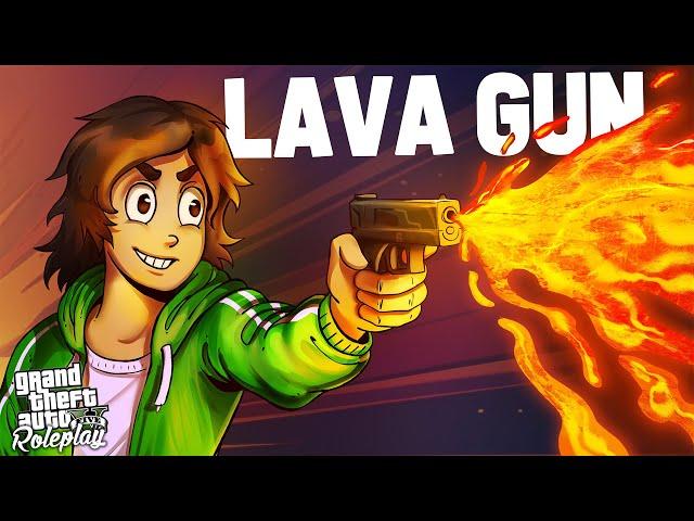 Destroying COPS With A Lava Gun - GTA RP