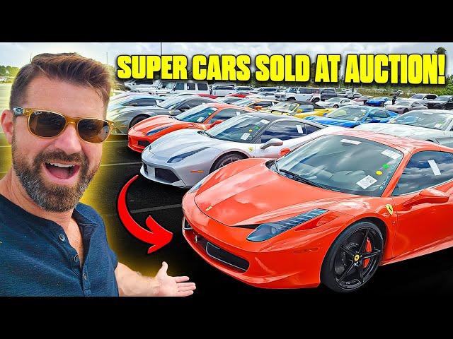 I Found 100's of Supercars going up for Auction in Florida