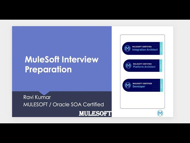 MULESOFT INTERVIEW PREPARATION -:- INTERVIEW QUESTION -:- PART29 -:-INTERVIEW QUESTION ANSWER