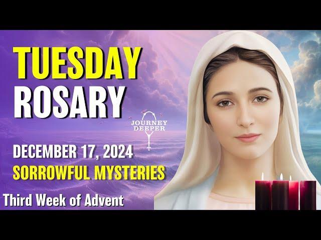 Tuesday Rosary  Sorrowful Mysteries of the Rosary  December 17, 2024 VIRTUAL ROSARY