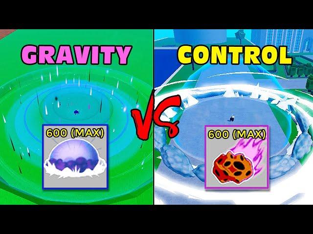 Blox Fruits - Control vs Gravity - Which Stronger?