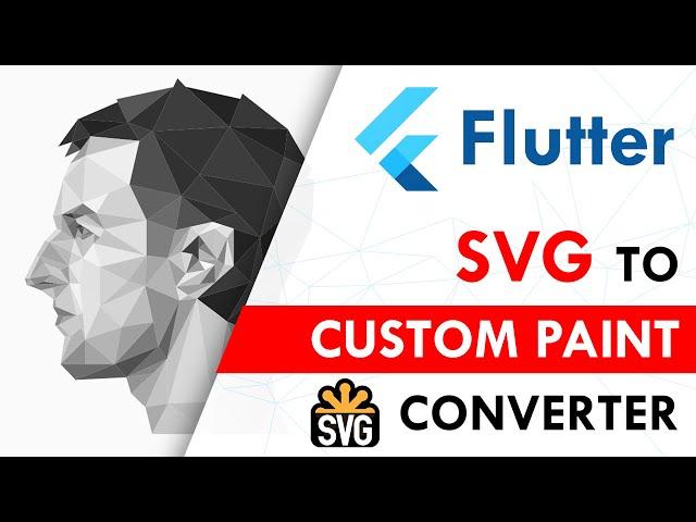 Flutter SVG to Custom Paint Converter | Flutter Shape Maker | Flutter UI Design Tutorial